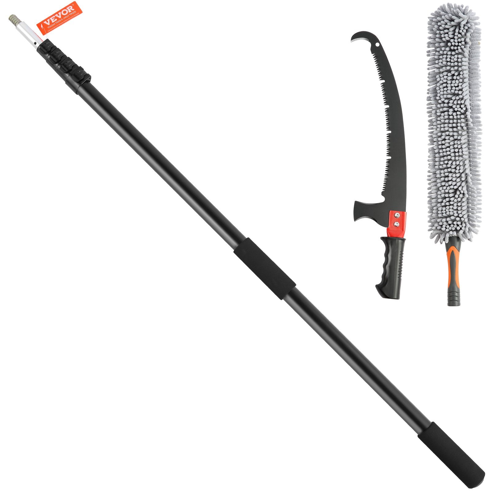 Umbrellas & Sunshades: VEVOR Manual Pole Saw Extendable Tree Pruner 1.5 m-6.1 m Aluminum Alloy Pole