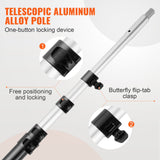 Umbrellas & Sunshades: VEVOR Manual Pole Saw Extendable Tree Pruner 1.5 m-6.1 m Aluminum Alloy Pole