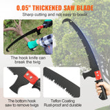 Umbrellas & Sunshades: VEVOR Manual Pole Saw Extendable Tree Pruner 1.5 m-6.1 m Aluminum Alloy Pole