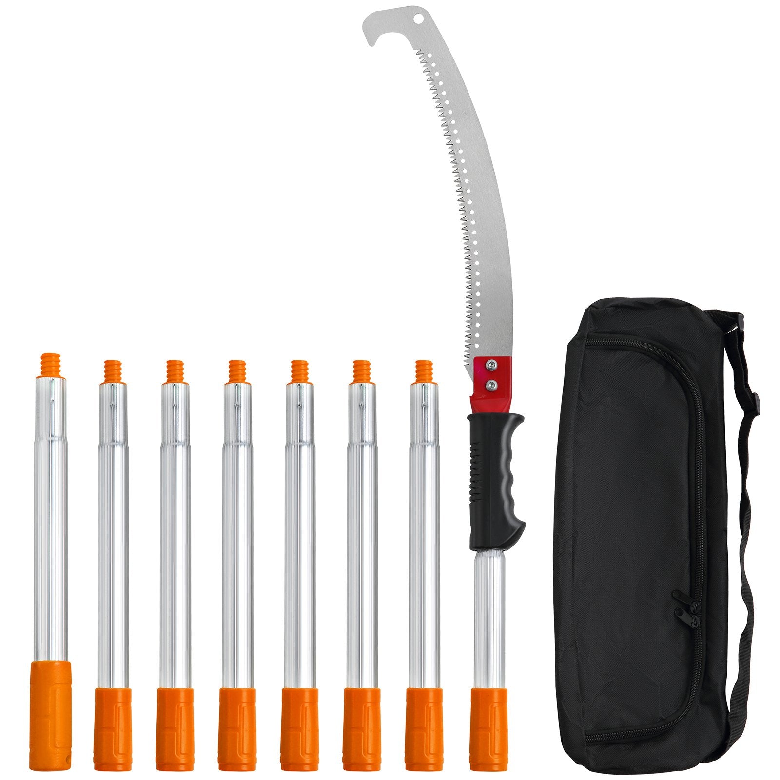 Umbrellas & Sunshades: VEVOR Manual Pole Saw Extendable Tree Pruner 1.4 m-3 m Aluminum Alloy Pole