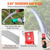 Umbrellas & Sunshades: VEVOR Manual Pole Saw Extendable Tree Pruner 1.4 m-3 m Aluminum Alloy Pole