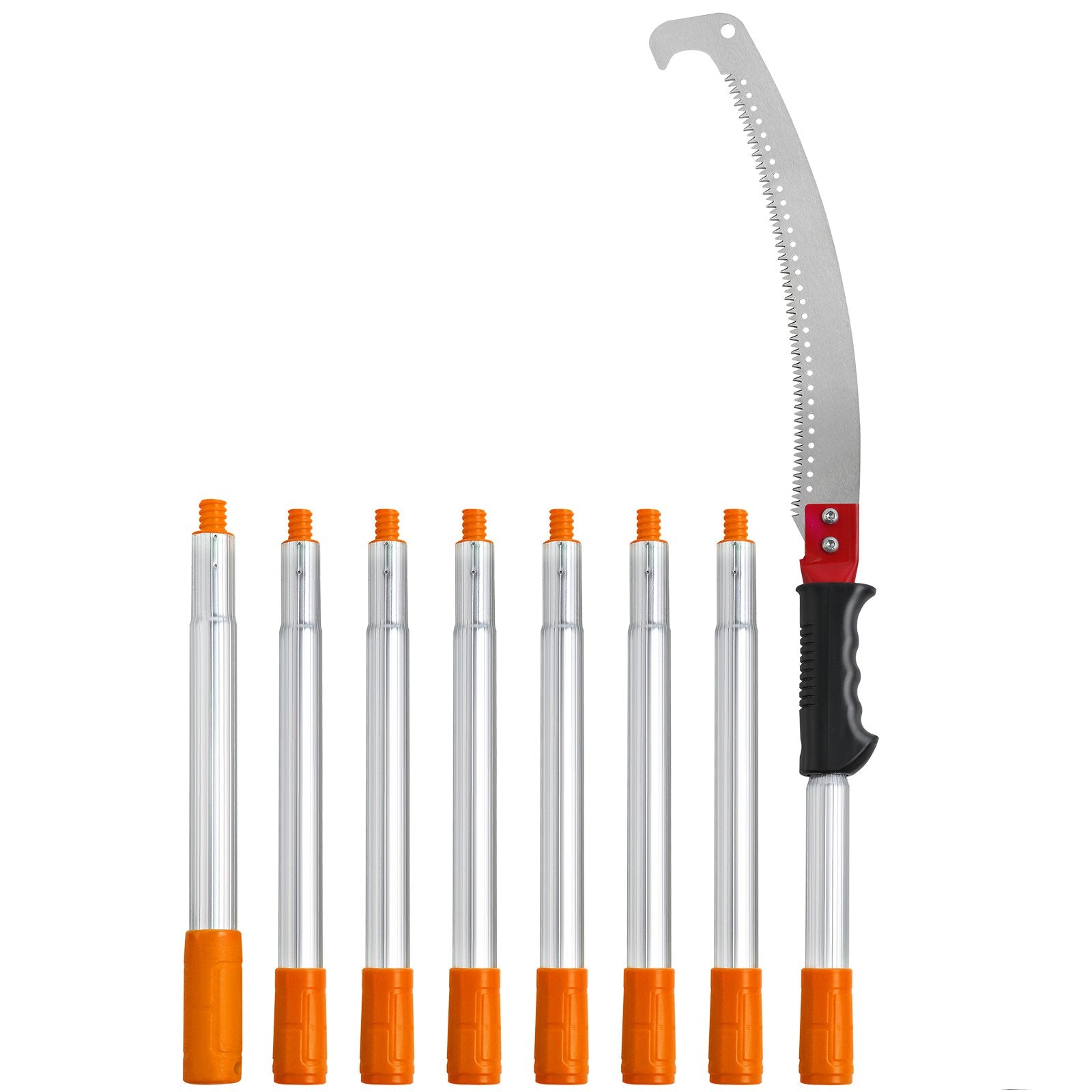Umbrellas & Sunshades: VEVOR Manual Pole Saw Extendable Tree Pruner 1.4 m-3 m Aluminum Alloy Pole