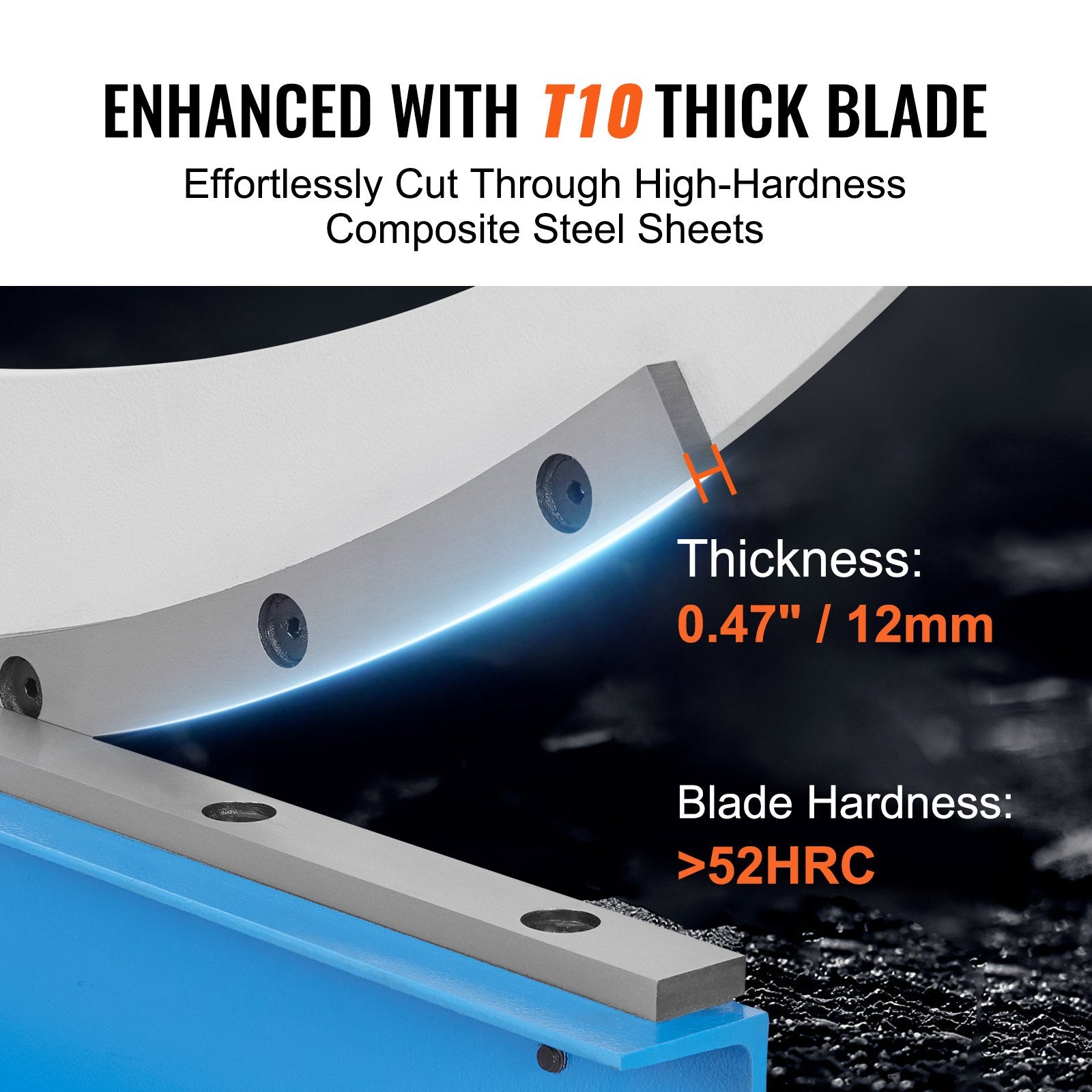 Saw Accessories: VEVOR 800mm Manual Hand Plate Shear for Metal Sheet Processing, Benchtop Cutter with Q235 Material, for Crafts Thick Steel Crafting, Heavy Duty Roll Press Machine for Builders, DIY Enthusiasts