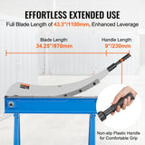 Saw Accessories: VEVOR 800mm Manual Hand Plate Shear for Metal Sheet Processing, Benchtop Cutter with Q235 Material, for Crafts Thick Steel Crafting, Heavy Duty Roll Press Machine for Builders, DIY Enthusiasts