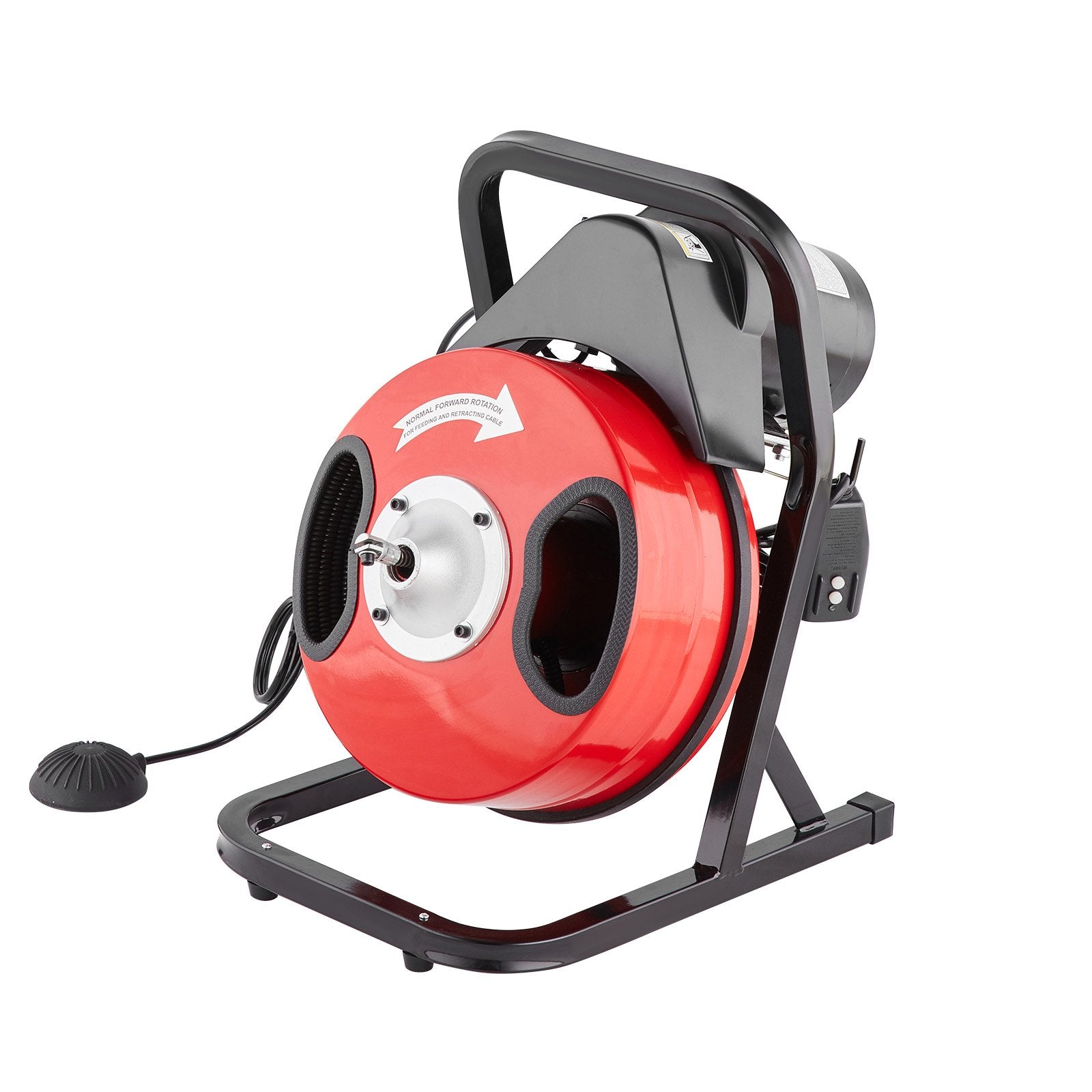 Gardening Tools: VEVOR Drain Cleaner Machine 50FT x 1/2Inch Manual Feed Snake Auger with 4 Cutter