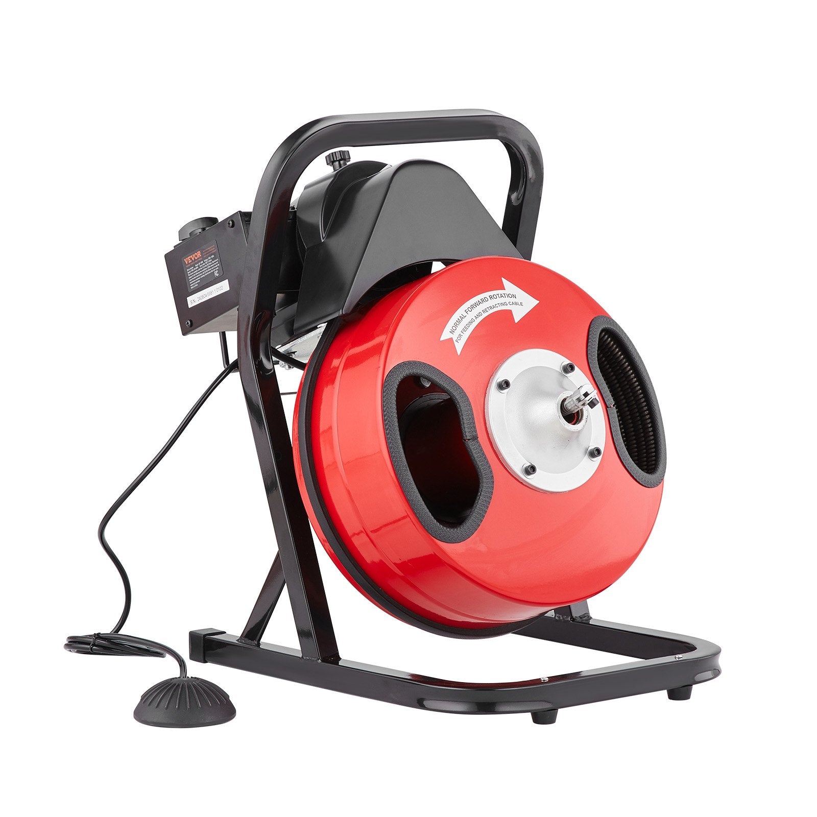 Gardening Tools: VEVOR Drain Cleaner Machine 50FT x 1/2Inch Manual Feed Snake Auger with 4 Cutter