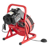 Automotive Repair & Speciality Tools: VEVOR Drain Cleaner Machine Drain Auger 75FT x 1/2 Inch Manual Feed & 4 Cutters