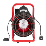 Automotive Repair & Speciality Tools: VEVOR Drain Cleaner Machine Drain Auger 75FT x 1/2 Inch Manual Feed & 4 Cutters