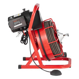 Automotive Repair & Speciality Tools: VEVOR Drain Cleaner Machine Drain Auger 75FT x 1/2 Inch Manual Feed & 4 Cutters