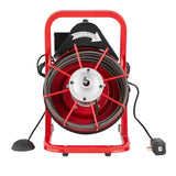 Automotive Repair & Speciality Tools: VEVOR Drain Cleaner Machine Drain Auger 50FT x 3/8 Inch Manual Feed & 4 Cutters