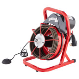 Automotive Repair & Speciality Tools: VEVOR Drain Cleaner Machine Drain Auger 50FT x 1/2 Inch Manual Feed & 4 Cutters