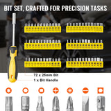 Tool Sockets: VEVOR 207-Piece Mechanics Tool Set 1/4" 3/8" 1/2" Drive Sockets SAE and Metric