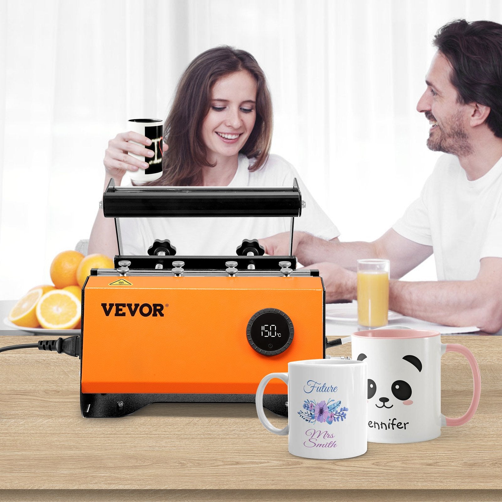 Disposable Cups: VEVOR Mug Heat Press Tumbler Heat Press Machine Sublimation Printing 11-30oz Cup