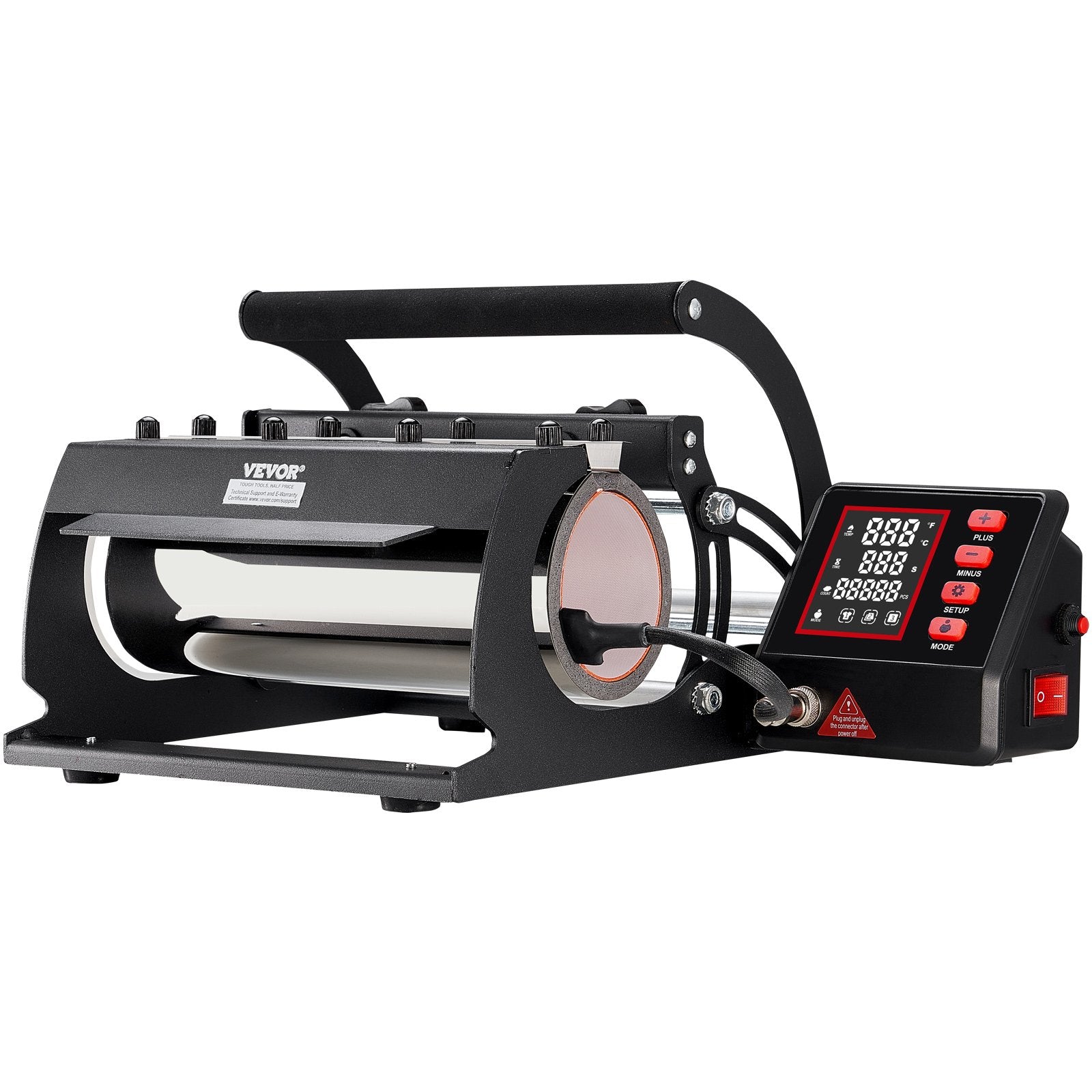 Tumbler Heat Press Machine 11-30oz Mug Press Sublimation Tumblers Black