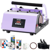 Speciality Appliances: VEVOR Tumbler Heat Press Machine 11-30oz Mug Press Sublimation Tumblers Purple
