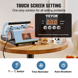 Drinkware: VEVOR Tumbler Heat Press Machine 11-30oz Mug Press Sublimation Tumblers Blue