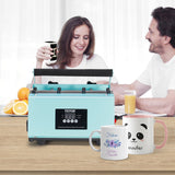 Disposable Cups: VEVOR Tumbler Heat Press Machine 11-30oz Mug Press Sublimation Tumblers Green