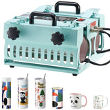 Coffee Machines & Accessories: VEVOR Tumbler Heat Press Machine 2 Station Heaters 11-30oz Mug Press Sublimation
