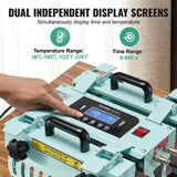 Coffee Machines & Accessories: VEVOR Tumbler Heat Press Machine 2 Station Heaters 11-30oz Mug Press Sublimation