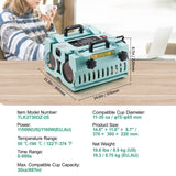 Coffee Machines & Accessories: VEVOR Tumbler Heat Press Machine 2 Station Heaters 11-30oz Mug Press Sublimation