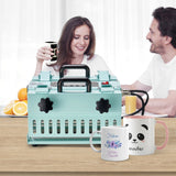 Coffee Machines & Accessories: VEVOR Tumbler Heat Press Machine 2 Station Heaters 11-30oz Mug Press Sublimation