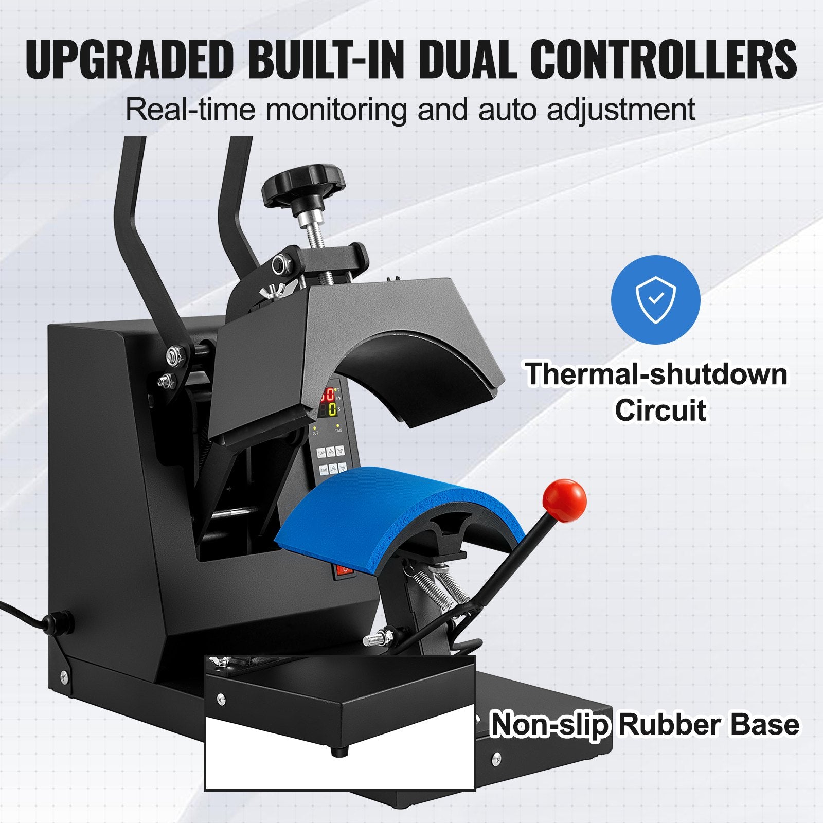 Hat Heat Press Cap Heat Press Machine 4 Heating Pads Sublimation Transfer