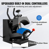 Coffee Machines & Accessories: VEVOR Hat Heat Press Cap Heat Press Machine 4 Heating Pads Sublimation Transfer