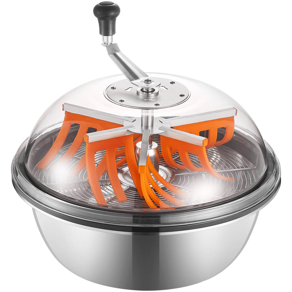 Bud Leaf Bowl Trimmer, 490 mm Manual Bud Trimmer, with Sharp Stainless Steel Blades, Visual Cutting, Wet & Dry Hydroponic Cutting Machine, Twisted Spin Cut for Plants Leaves Buds Flowers