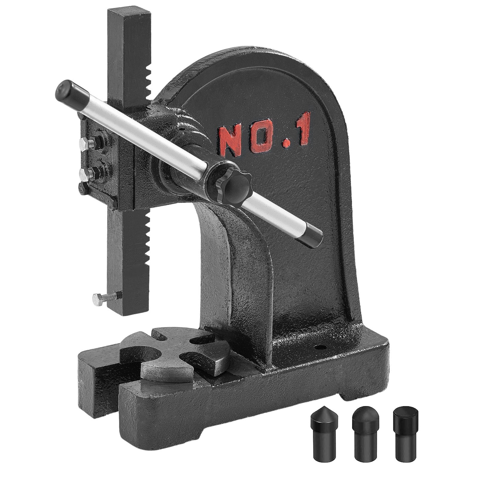 Saw Accessories: VEVOR Arbor Press, 1 Ton Manual Arbor Press, 5.9" Maximum Height, Cast Iron Heavy-duty Manual Desktop Arbor Press, Precision Hand Press for Stamping, Bending, Stretching, Forming