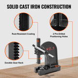Saw Accessories: VEVOR Arbor Press, 1 Ton Manual Arbor Press, 5.9" Maximum Height, Cast Iron Heavy-duty Manual Desktop Arbor Press, Precision Hand Press for Stamping, Bending, Stretching, Forming