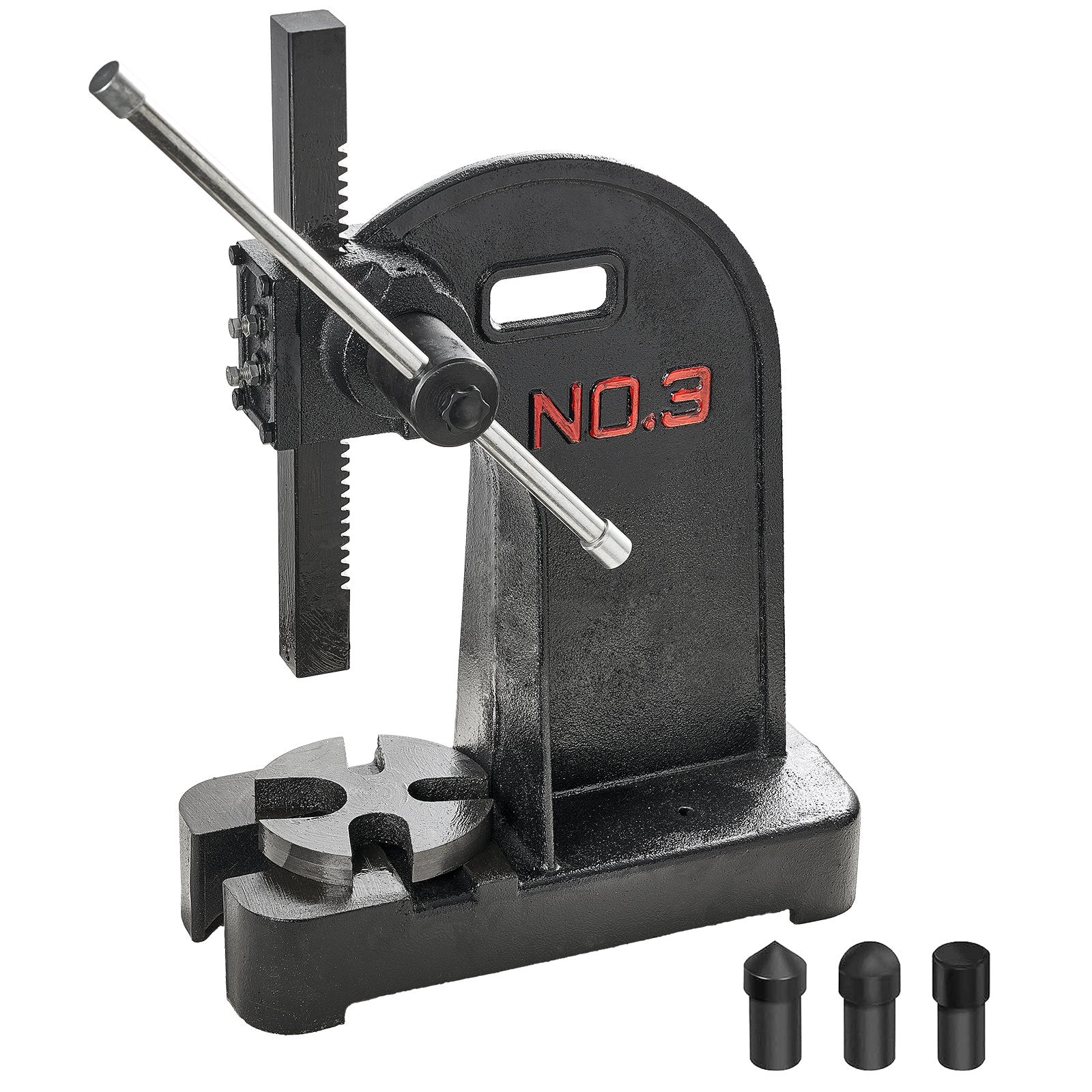 Saw Accessories: VEVOR Arbor Press, 3 Ton Manual Arbor Press, 30.99" Maximum Height, Cast Iron Heavy-duty Manual Desktop Arbor Press, Precision Hand Press for Stamping, Bending, Stretching, Forming
