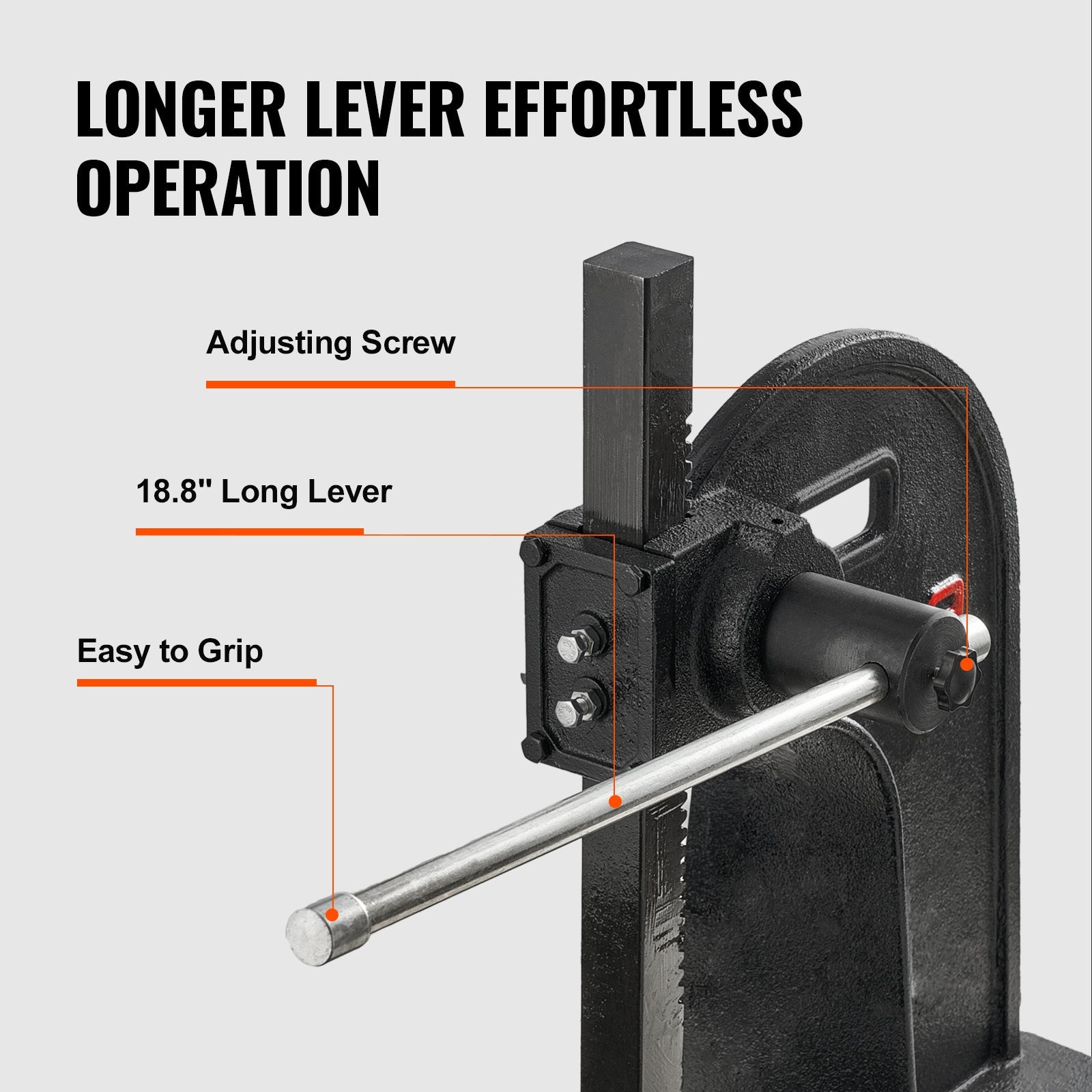 Saw Accessories: VEVOR Arbor Press, 3 Ton Manual Arbor Press, 30.99" Maximum Height, Cast Iron Heavy-duty Manual Desktop Arbor Press, Precision Hand Press for Stamping, Bending, Stretching, Forming