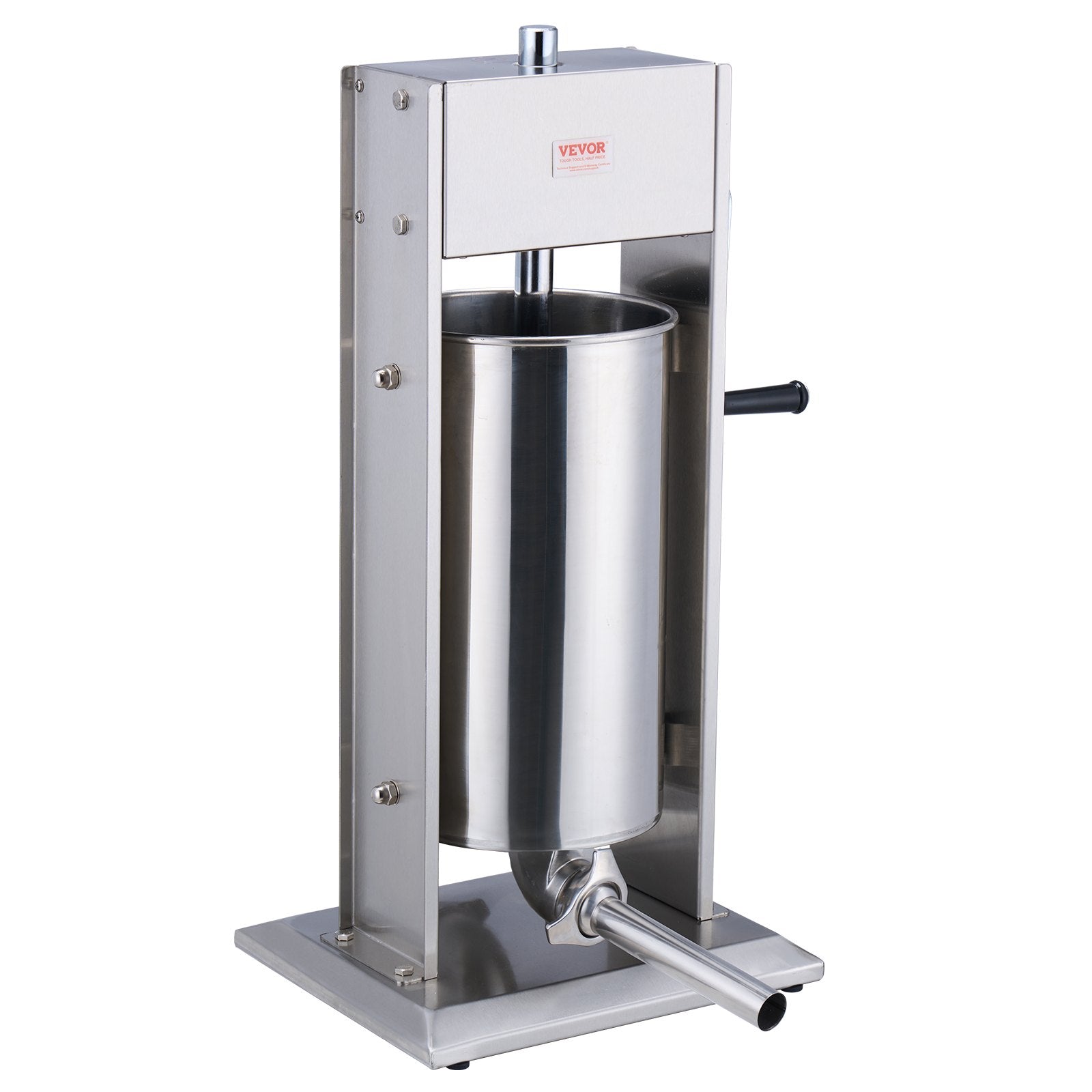 Manual Sausage Stuffer 15 L Vertical Sausage Machine 304 Stainless Steel
