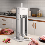 Speciality Appliances: VEVOR Sausage Stuffer 8LBS/5L Capacity Homemade Sausage Maker Stainless Steel