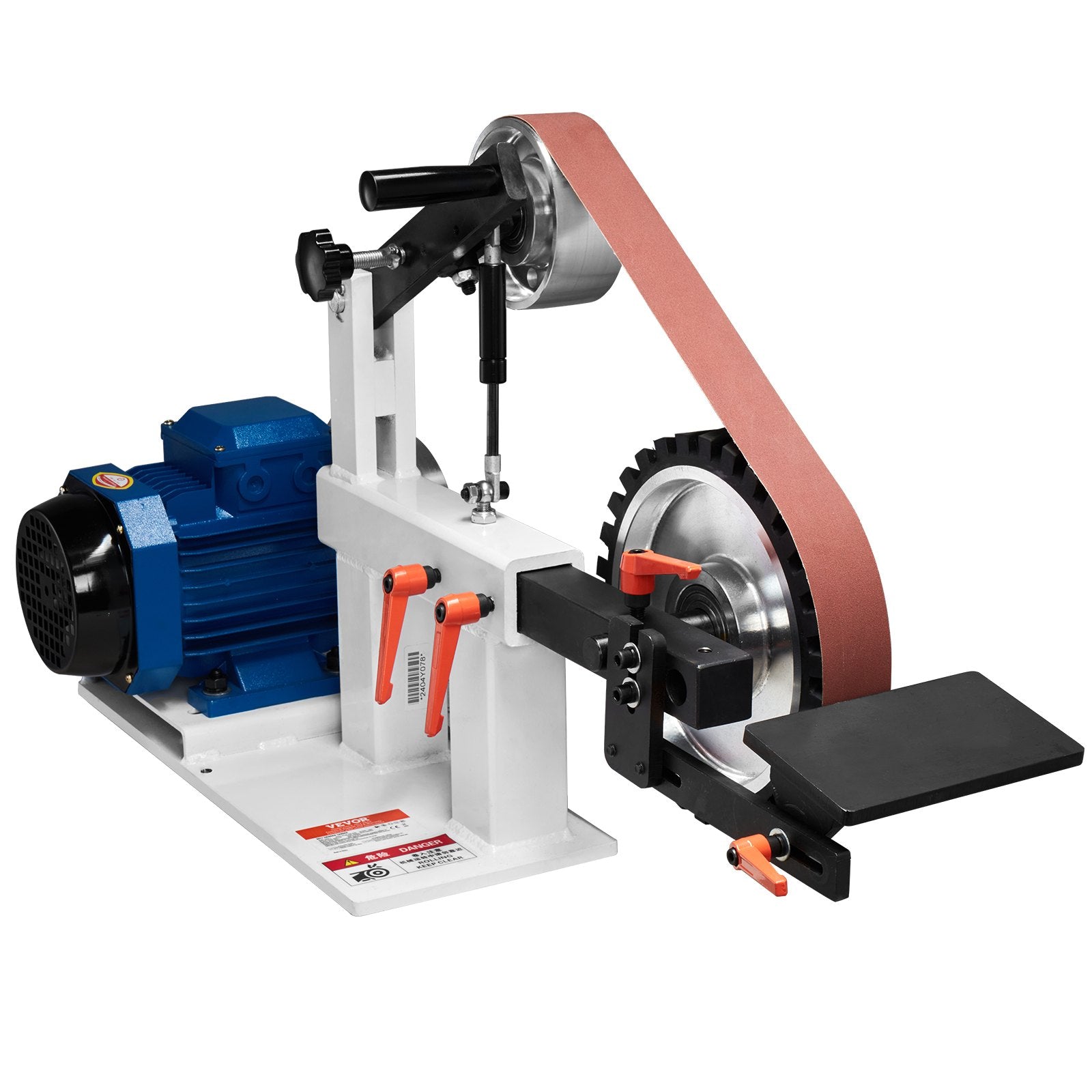 Sanding Accessories: VEVOR Belt Grinder Sander, 72 x 2-Inch Variable Speed Belt Polisher with VFD, 1500W 2HP Polishing Grinding Machine with 3 Grinding Moulds & 3PCS Sanding Belts for Metalworking, Knife Making