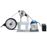 Sanding Accessories: VEVOR Belt Grinder Sander, 72 x 2-Inch Variable Speed Belt Polisher with VFD, 1500W 2HP Polishing Grinding Machine with 3 Grinding Moulds & 3PCS Sanding Belts for Metalworking, Knife Making