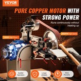Sanding Accessories: VEVOR Belt Grinder Sander 72 x 2-Inch Belt Polisher with VFD 3 Grinding Moulds