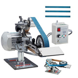Desktops & Accessories: VEVOR Belt Grinder Sander, 30 x 1-Inch Variable Speed Belt Polisher with VFD, 550W Polishing Grinding Machine with 2 Grinding Moulds & 3PCS Sanding Belts for Metalworking, Knife Making