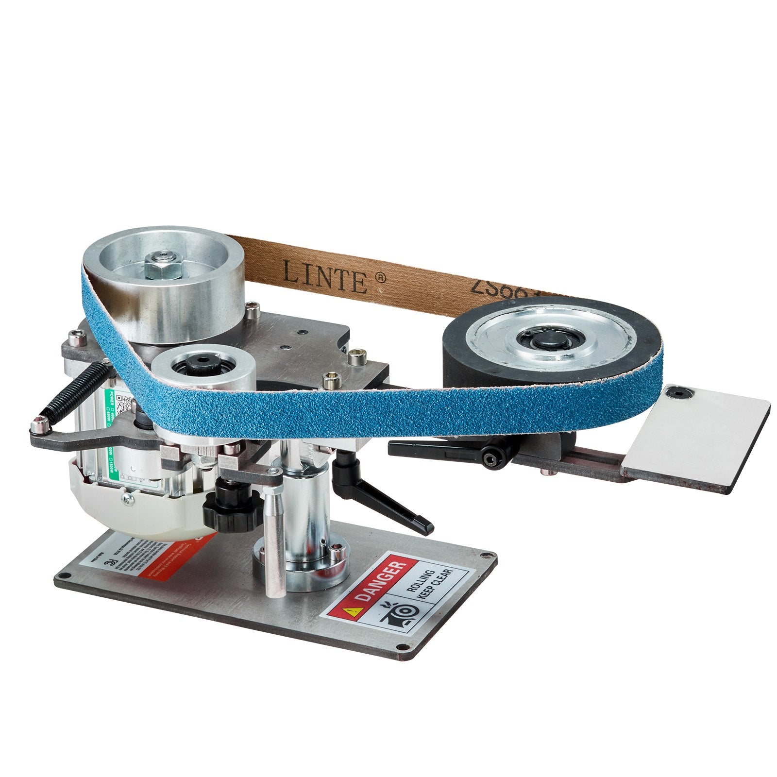 Desktops & Accessories: VEVOR Belt Grinder Sander, 30 x 1-Inch Variable Speed Belt Polisher with VFD, 550W Polishing Grinding Machine with 2 Grinding Moulds & 3PCS Sanding Belts for Metalworking, Knife Making