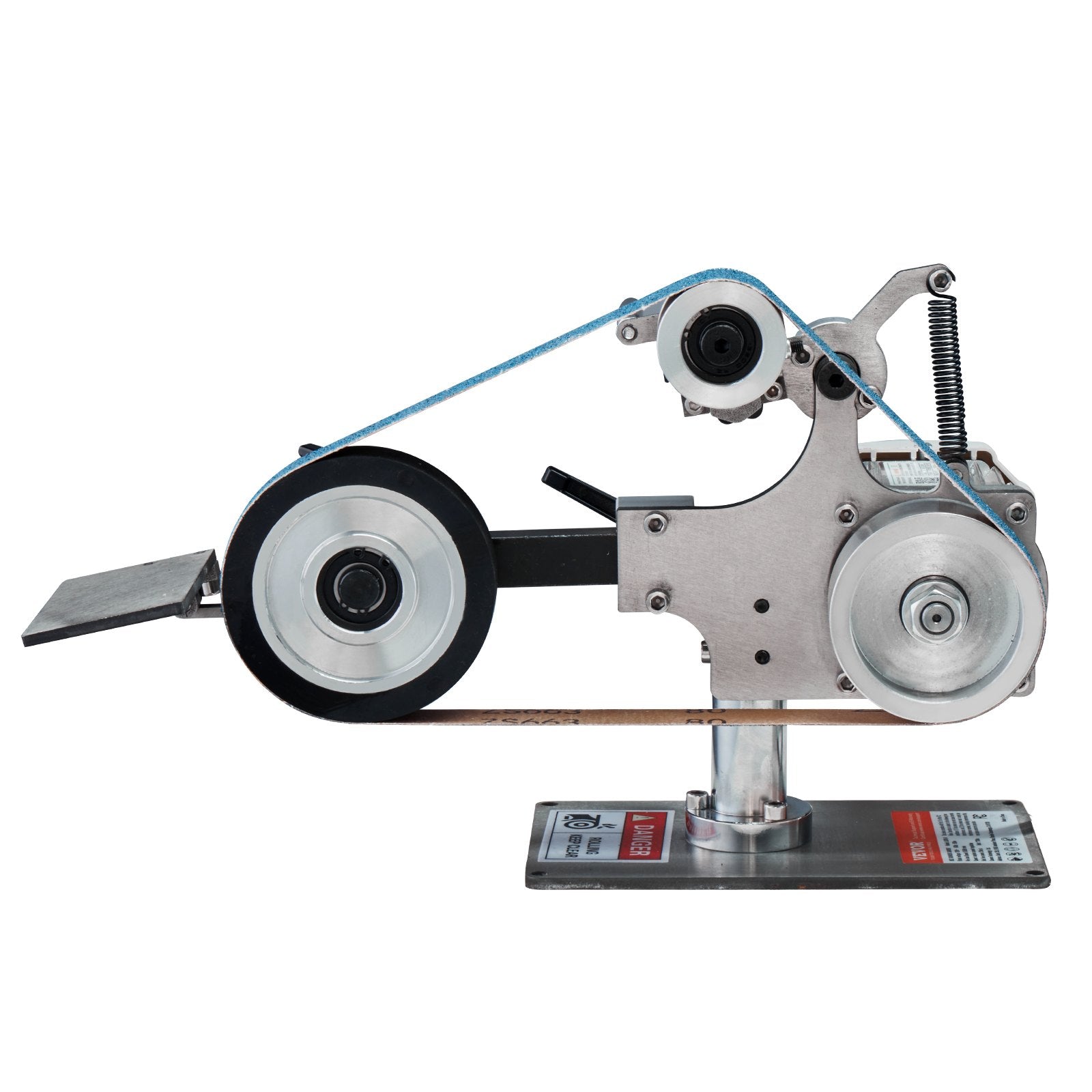 Desktops & Accessories: VEVOR Belt Grinder Sander, 30 x 1-Inch Variable Speed Belt Polisher with VFD, 550W Polishing Grinding Machine with 2 Grinding Moulds & 3PCS Sanding Belts for Metalworking, Knife Making