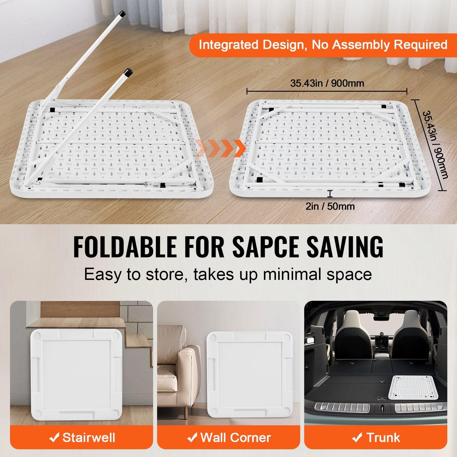 Activity Games: VEVOR Mahjong Table, Square 4 Player Folding Card Table with 4 Cup Holders & 4 Chip Trays, Portable Domino Game Table with 1 Set of Dominoes for Mahjong Poker Puzzles, 90 x 90-inch, White