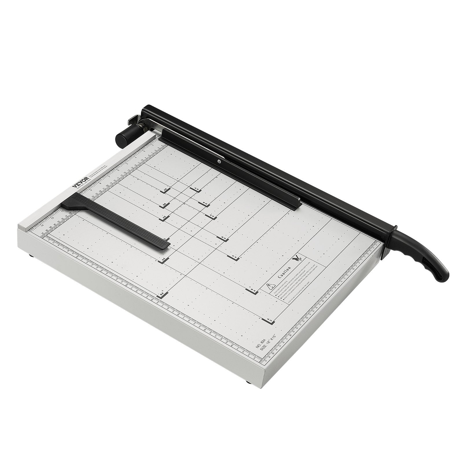 Paper Cutter, Guillotine Trimmer, 457 mm Cut Length, 20 Sheets Capacity, Heavy Duty Guillotine Paper Cutter with Guard Rail/Blade Lock for Cardstock/Cardboard, Paper Trimmer for Home Office