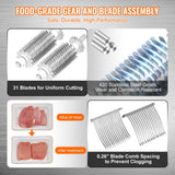 Farm Equipment: VEVOR Commercial Meat Tenderizer, Heavy Duty Stainless Steel Meat Tenderizer Machine, Quick and Easy Manual Operation Kitchen Tool, 148mm Feed Port for Beef, Turkey, Chicken, Pork, Steak, and Fish