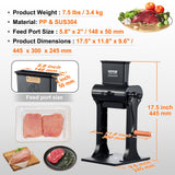 Farm Equipment: VEVOR Commercial Meat Tenderizer, Heavy Duty Stainless Steel Meat Tenderizer Machine, Quick and Easy Manual Operation Kitchen Tool, 148mm Feed Port for Beef, Turkey, Chicken, Pork, Steak, and Fish