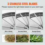 Gardening Tools: VEVOR Leaf Bowl Trimmer, 24'' Trimmer Bowl, Manual Bud Trimmer with Stainless-Steel Blades for Twisted Spin Cut, Clear Visibility Dome and Hand Pruner Included, for Cutting Leaves, Buds, Flowers