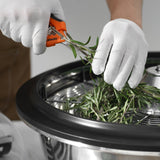 Gardening Tools: VEVOR Leaf Bowl Trimmer, 24'' Trimmer Bowl, Manual Bud Trimmer with Stainless-Steel Blades for Twisted Spin Cut, Clear Visibility Dome and Hand Pruner Included, for Cutting Leaves, Buds, Flowers