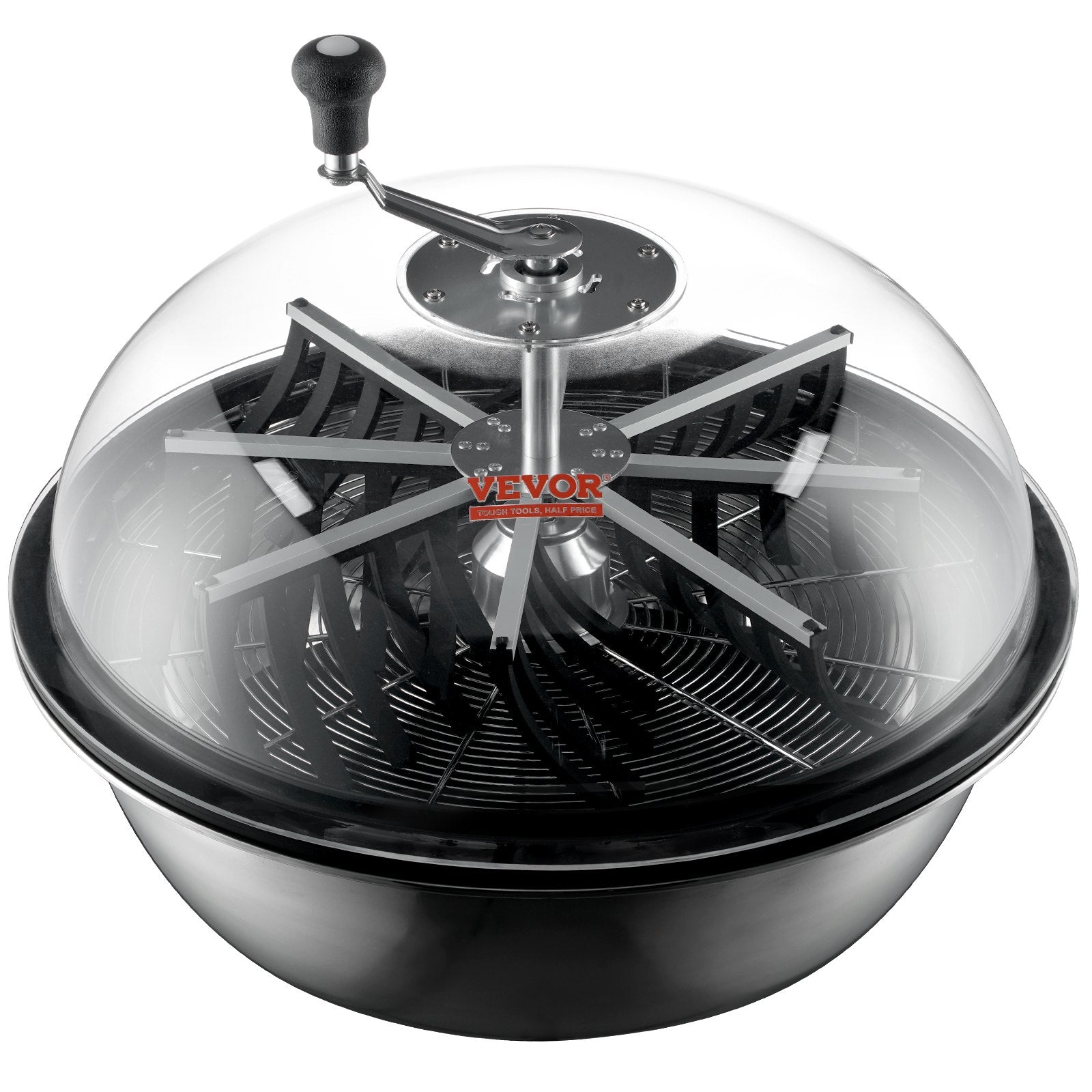 Leaf Bowl Trimmer, 24'' Trimmer Bowl, Manual Bud Trimmer with Stainless-Steel Blades for Twisted Spin Cut, Clear Visibility Dome and Hand Pruner Included, for Cutting Leaves, Buds, Flowers