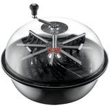Gardening Tools: VEVOR Leaf Bowl Trimmer, 24'' Trimmer Bowl, Manual Bud Trimmer with Stainless-Steel Blades for Twisted Spin Cut, Clear Visibility Dome and Hand Pruner Included, for Cutting Leaves, Buds, Flowers