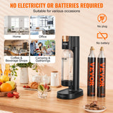 Gardening Tools: VEVOR Sparkling Water Maker, Soda Maker Machine for Home Carbonating, Seltzer Water Starter Kit with BPA-free 1L PET Bottle, 2 CO2 Cylinders, Compatible with Mainstream Screw-in 60L CO2 Cylinder