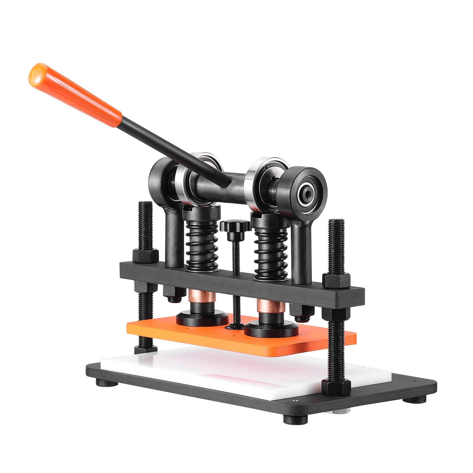 Cutters: VEVOR Leather Cutting Machine, 10.2 x 5.9 in Embossing Plate Manual Die Cutter, 0.47 in Pressure Stroke Leather Embossing Machine, Dual Guide Shafts Die Cut Machine for Various of Materials